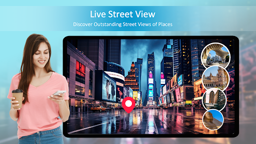 Street View: Satellite Map Screen 3