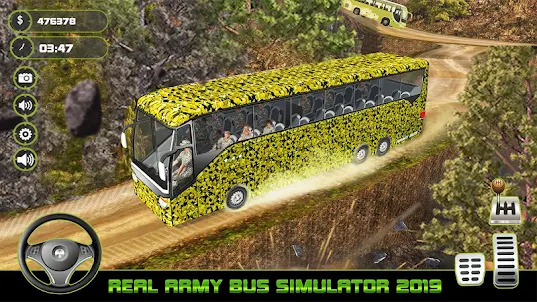 Offroad US Army Bus Transport