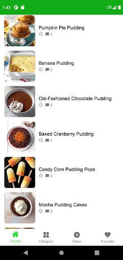 Pudding Recipes