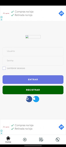 Android application System Rastreamento A&I screenshort