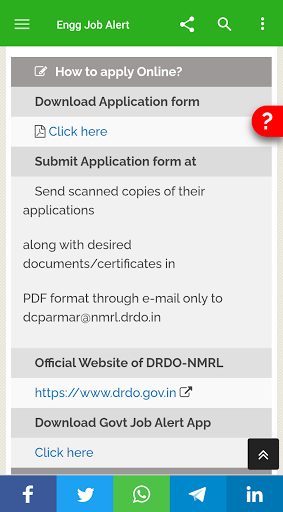 Engineering Job Alert