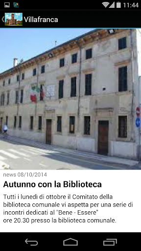 Villafranca ComunApp Screen 2