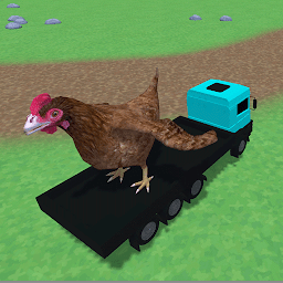 Chicken Truck Drive Transport