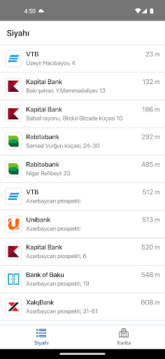 Android application ATM Finder - Ən yaxın bankomat screenshort