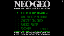 screenshot of NEO.emu (Arcade Emulator)