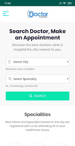 Android application Doctor Odisha screenshort