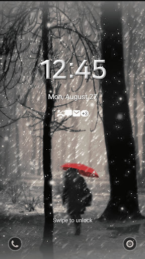 Winter Mood Night - Wallpaper Screen 2