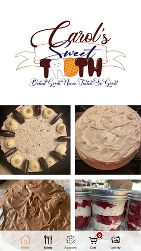 Android application Carol's Sweet Tooth screenshort