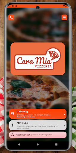 Android application Cara Mia screenshort