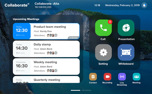 Android application Conference Controller App for screenshort
