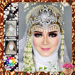 Cover Image of Baixar Vestido de Noiva Tradicional Hijab  APK