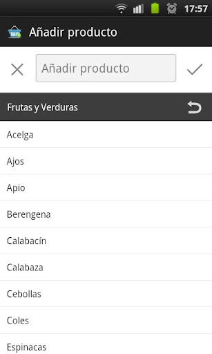 Lista de compra fácil
