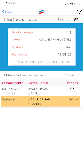 Stock.Tarnet Screen 2