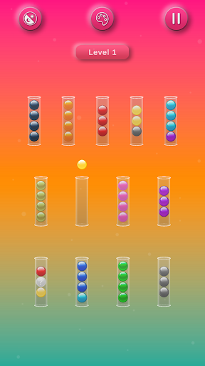 Bubble Swipe Color Sort Screen 2