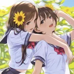 Cover Image of Unduh Anime School Girl: Yandere High School Simulator  APK
