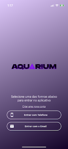 Android application Aquarium screenshort