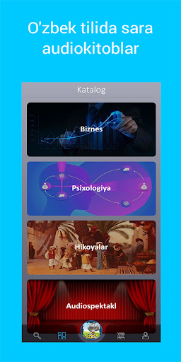 Android application Soundbook audiokitoblar screenshort
