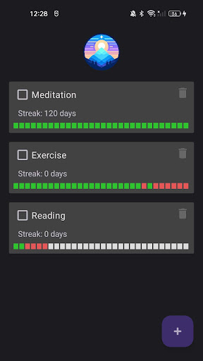 Xen Daily Habits Screen 3