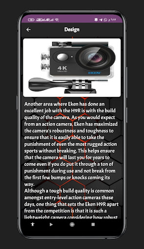 eken h9r action camera guide Screen 2