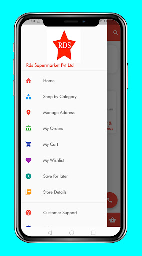 Android application RDS Supermarket screenshort