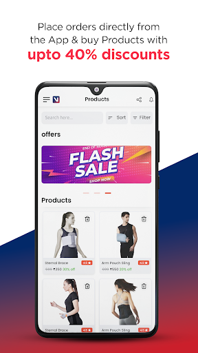 Android application Vissco Connect screenshort