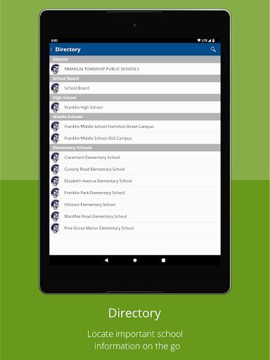 Android application Franklin Twp. Public Schools screenshort