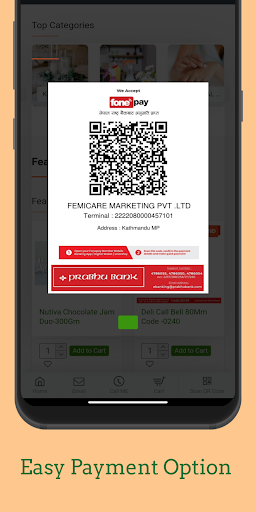 Android application Femicare screenshort