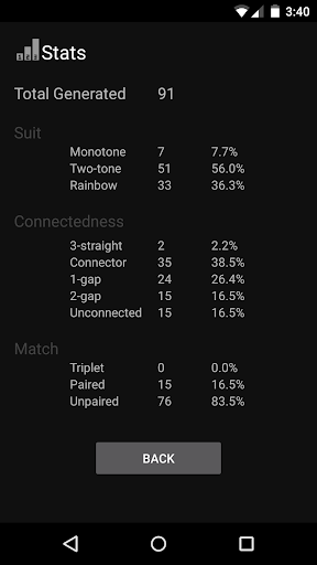 Poker Flop Generator Screen 3