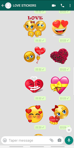 LOVE STICKERS FOR WHATSAPP Screen 2