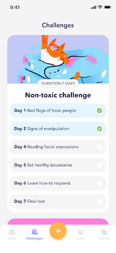 Breeze: mental health screenshot