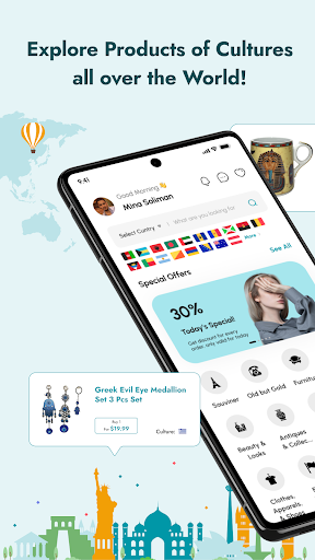 Android application Culturize: Shop Cultural Goods screenshort
