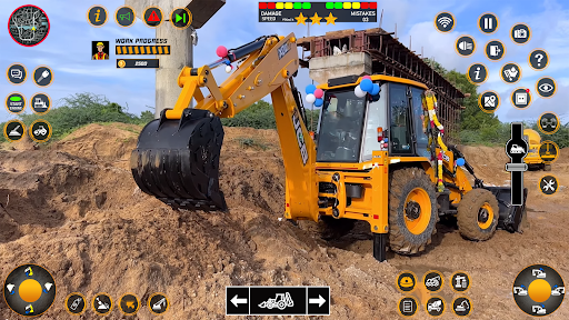 US Snow Excavator JCB Game Screen 2