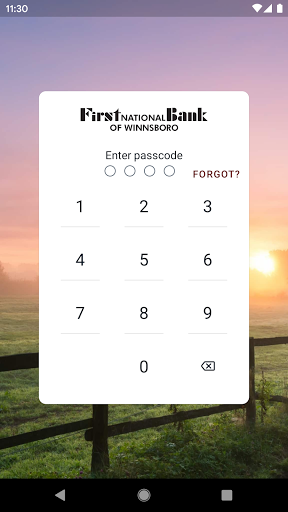 Android application FNBWinnsboro screenshort