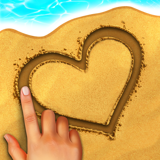 Sand Art Drawing Mind Relaxing logo