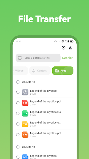 Screenshot of Transmore – File Transfer