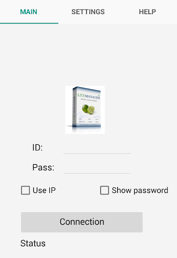 Android application LiteManager screenshort