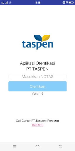 Taspen Otentikasi Screenshot 1 - AppWisp.com