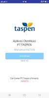 screenshot of Taspen Otentikasi