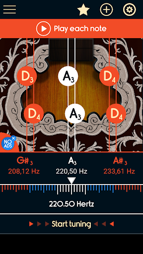 Master Bouzouki Tuner Screen 3