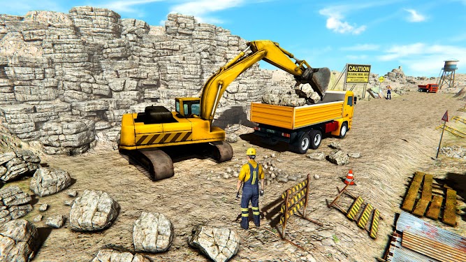 #2. Heavy Machine mining games 3D (Android) By: Identive