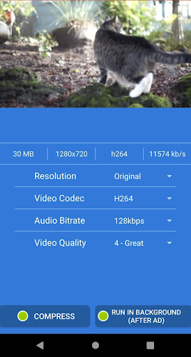 Video Compressor Screen 2