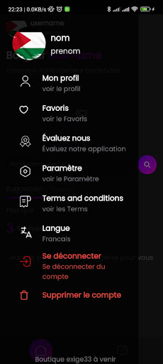 Android application Exige 33 screenshort