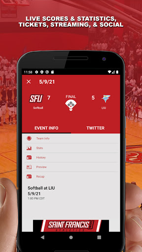 Saint Francis Red Flash Screen 3