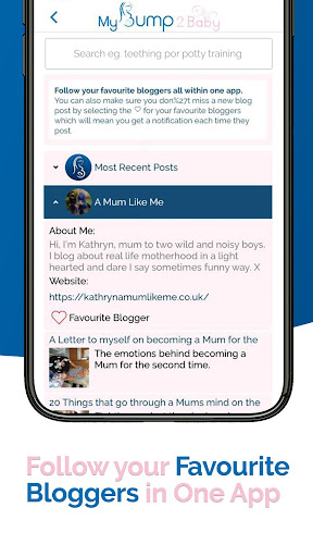 MyBump2Baby Screen 2