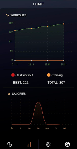 Screenshot of 1000 jumping rope  BeStronger
