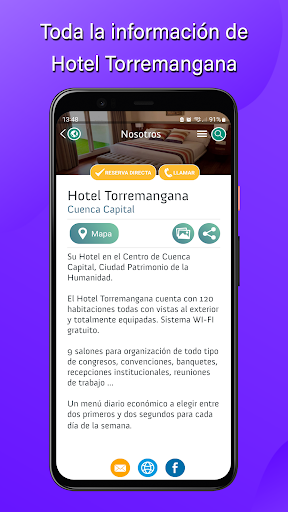 Android application Hotel Torremangana screenshort