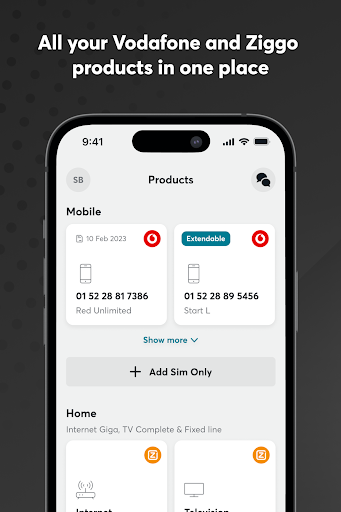 Vodafone & Ziggo Screenshot 3 - AppWisp.com