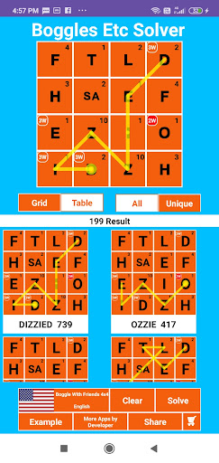 Android application Grid Helper: Find Words screenshort