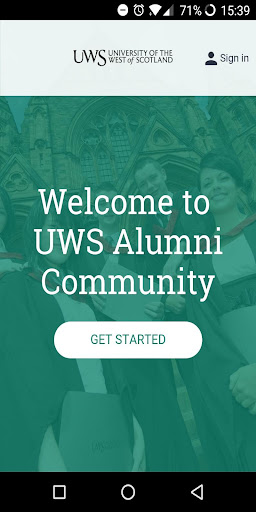 UWS Alumni Community Screen 3