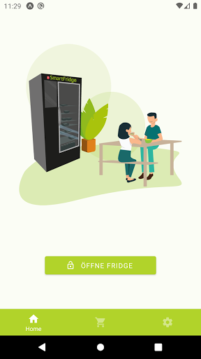 Android application Dussmann SmartFridge screenshort